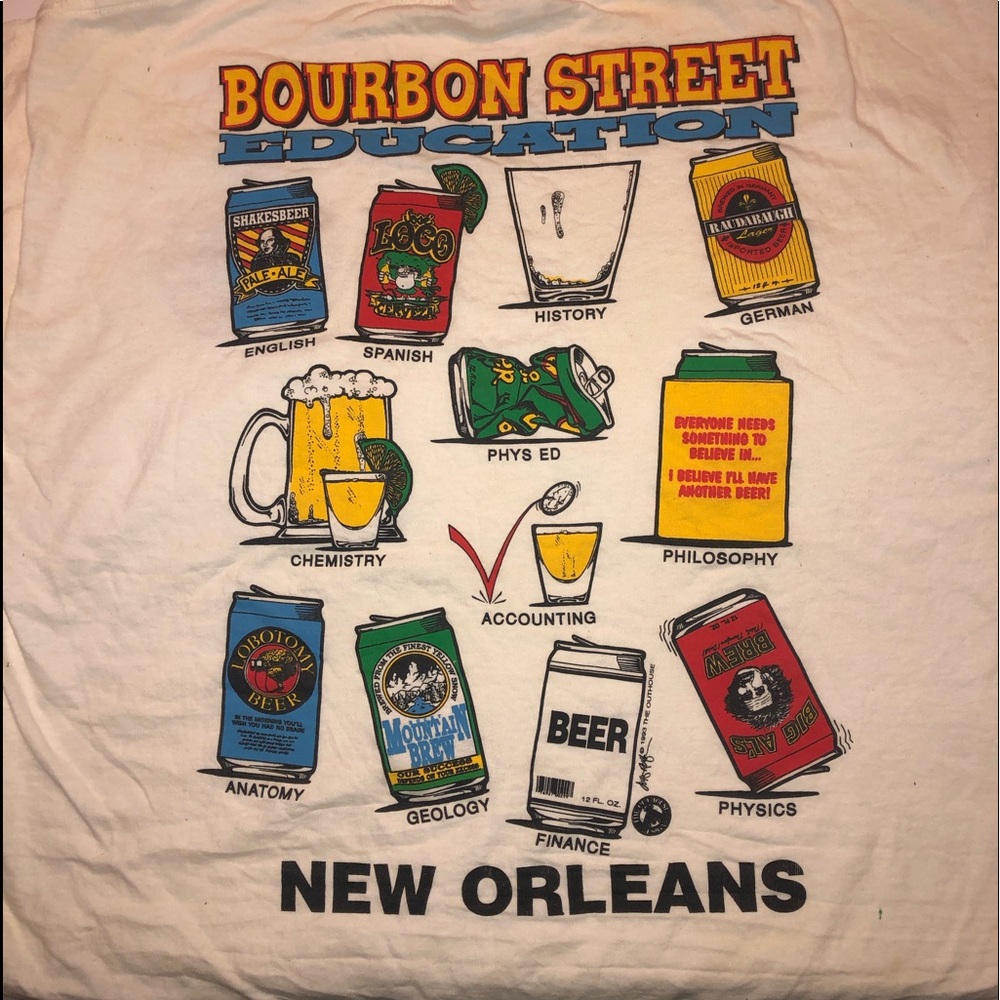 Vintage 1993 Bourbon Street T-shirt